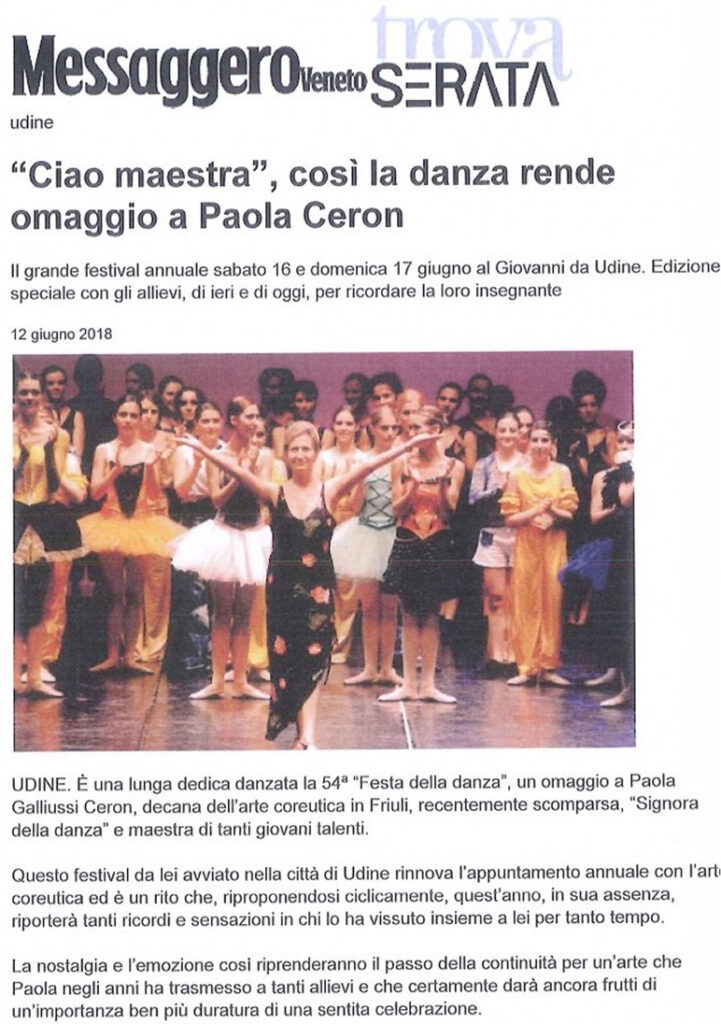 Messaggero Veneto, 2018